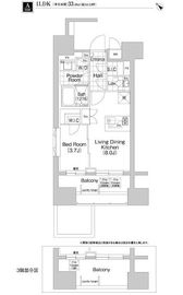 エルスタンザ恵比寿 301 間取り図