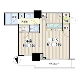 クレストタワー品川シーサイド 8階 間取り図