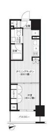 レジディア新御徒町 1102 間取り図