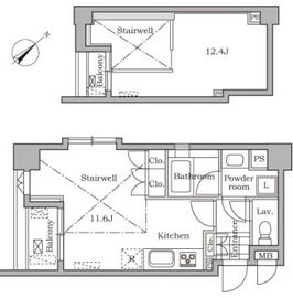 レジディア文京千石2 301 間取り図