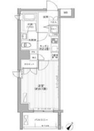 バウヒニア赤坂 201 間取り図