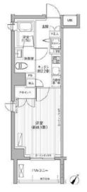 バウヒニア赤坂 801 間取り図