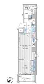 バウヒニア赤坂 202 間取り図