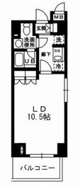 レジディア杉並方南町 801 間取り図