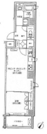 バウヒニア赤坂 802 間取り図