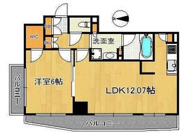 エクセレンシア駒込 801 間取り図