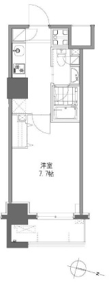 清澄白河レジデンス弐番館 908 間取り図