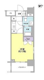 レキシントン・スクエア新宿御苑 806 間取り図