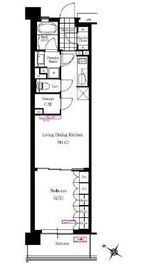 ブリリアイスト三軒茶屋アイビーテラス i225 間取り図