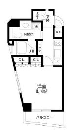 レジディア幡ヶ谷 201 間取り図