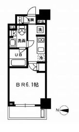 レジディア新宿イースト3 302 間取り図