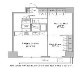 ユニテラス三軒茶屋 903 間取り図