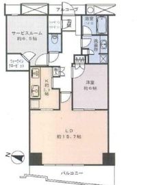 キャピタルマークタワー 34階 間取り図