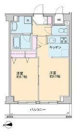 プロッシモ新宿 302 間取り図