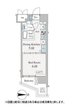 オークスクエア雷門 705 間取り図