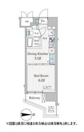 オークスクエア雷門 705 間取り図