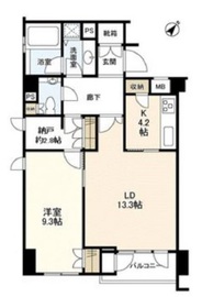 ジェイパーク渋谷東 4階 間取り図