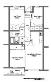 コンフォリア千石 103 間取り図