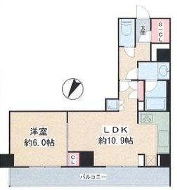 グランスイート日本橋人形町 3階 間取り図