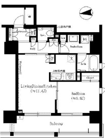 アトラス新宿左門町 9階 間取り図