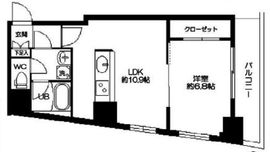 プライマル茅場町 201 間取り図