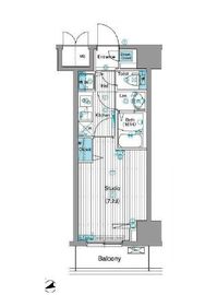 グランド・ガーラ銀座 12階 間取り図