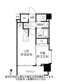 リリエンベルグ目白壱番館 405 間取り図