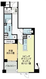 ファインレジデンス三田 4階 間取り図