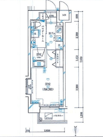 ガリシア浜松町 8階 間取り図