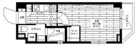 ステージグランデ清澄白河アジールコート 5階 間取り図