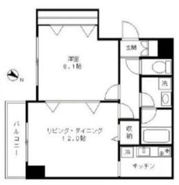 ヴェルト日本橋シティ 5階 間取り図