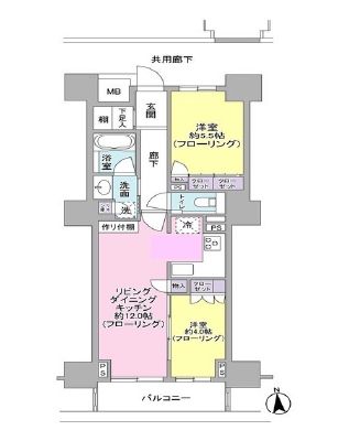 パークハウス文京関口 7階 間取り図