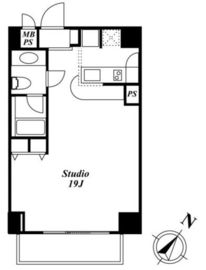 Roppongi Residences 403 間取り図