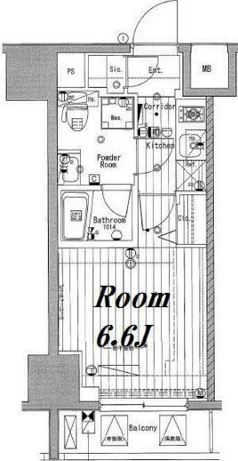 メイクスデザイン池袋 305 間取り図