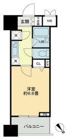クロスレジデンス蒲田 506 間取り図