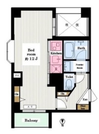 バルゴ麻布 401 間取り図