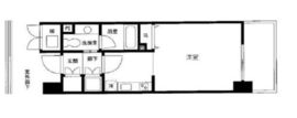 クリプトメリア目黒 405 間取り図