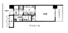 クリプトメリア目黒 210 間取り図