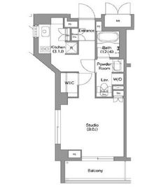 コンフォリア中野 504 間取り図