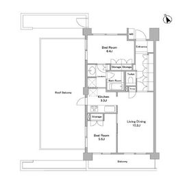 パークグレイス駒込 704 間取り図