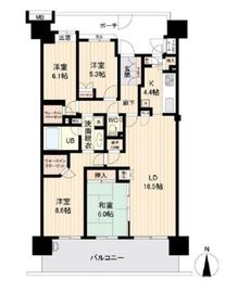 ニュートンプレイス 2階 間取り図