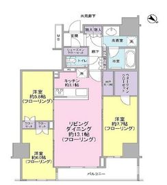 プレミスト日本橋浜町リデアル 5階 間取り図