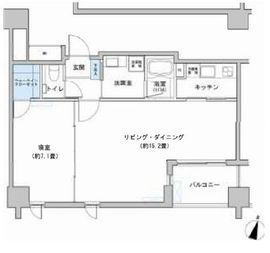 カッシア神田レジデンス 1003 間取り図