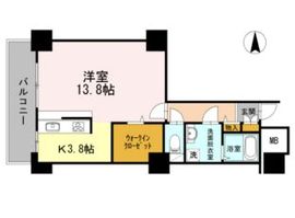 品川シーサイドビュータワー1 2917 間取り図