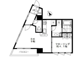 クオリア恵比寿ウエスト 13階 間取り図