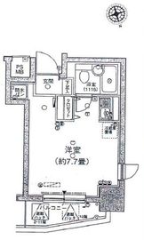 エスコート麻布十番 6階 間取り図