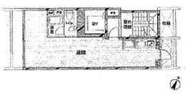 クリエーション六義園 9F1 間取り図