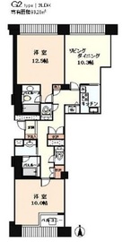 品川プリンスレジデンス 1215 間取り図