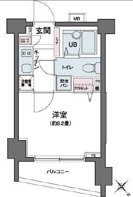 エコロジー都立大学レジデンス 315 間取り図