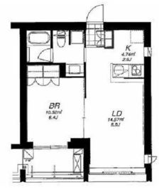 フレンシア玉川田園調布 107 間取り図